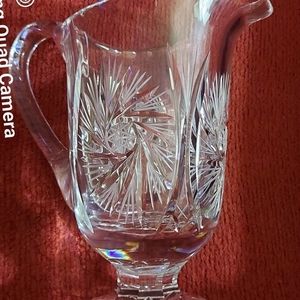 American Crystal Co Corp Glass Pitcher